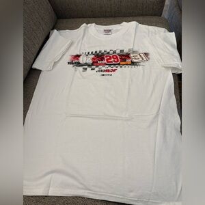 Clint Bowyer, Kevin Harvick, Jeff Burton NASCAR racing and T-shirt sz large NEW